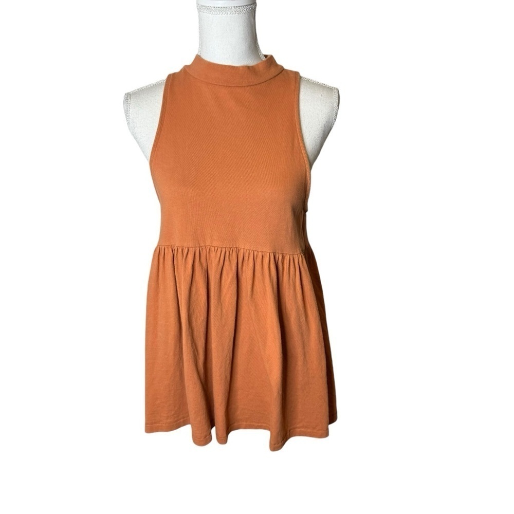 Free People Retro Cupcake Retro Babydoll‎ Tank Orange Small